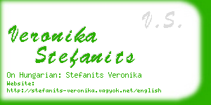 veronika stefanits business card